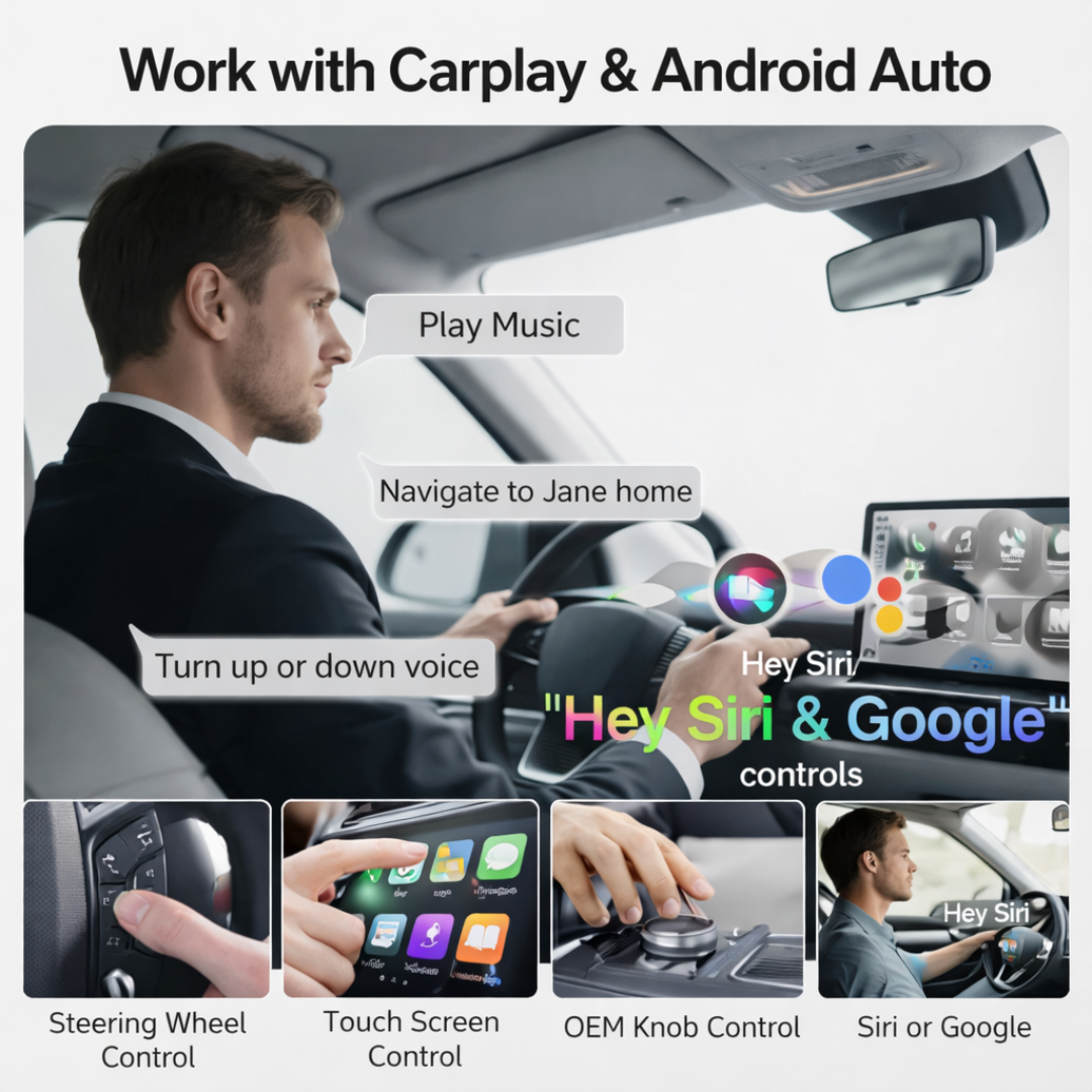 Wireless Carplay Android Auto Adapter